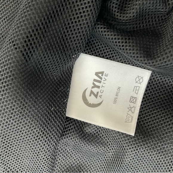 New Zyia Midnight Gloss Bomber Jacket with Shorts Size Medium - Picture 11 of 16